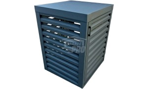 Osłona pompy ciepła 70x70x110 cm antracyt Zabudowa GP501