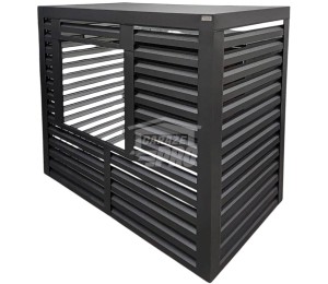 Osłona Pompy Ciepła 120x60x150cm Antracyt Zabudowa GP537