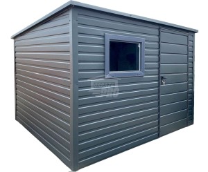 Schowek - Domek Ogrodowy 2,5x2m  - Drzwi - okno - Antracyt - dach spad w tył GP545